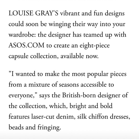 NWT Asos x Louise Gray London UK Sheer Colorblock Mod Fringe Silk Shift Dress - Picture 15 of 16